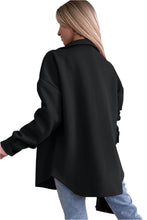 Load image into Gallery viewer, Black Sweatshirt Style Jacket
