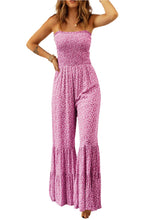 Load image into Gallery viewer, Pink Boho Floral Jumpsuit
