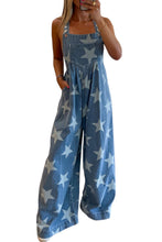 Load image into Gallery viewer, Denim Star Overalls
